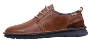 Pikolinos Zapatos Cordones en Cuero Rivas para Caballero Color Cuero