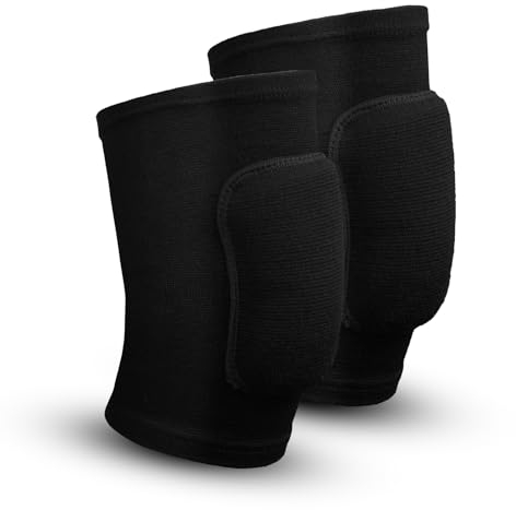 flintronic Volleyball Knieschoner, 1 Paar Knieschoner Tanzen Volleyball, Knieschützer Dicker Schwamm, Verdickung Anti-Kollision Knie Schoner Unisex für Tanzen Basketball Tennis Yoga MTB Sport-M/L