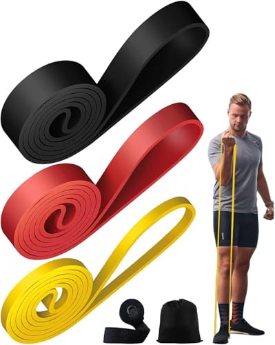 Resistance Bands Set for Men and Women, Exercise Bands with Various Resistance Levels for Strength Training Fitness Pilates Yoga Stretching and Toning Workout Band