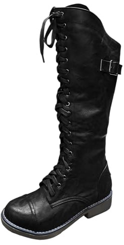 Stivali con Zeppa Stivaletti Donna con Tacco A Spillo Stivaletti Bassi Donna Stivali Moto Donna Impermeabile Texani Stivali al Ginocchio Donna con Tacco Stivali Donna Fango Che