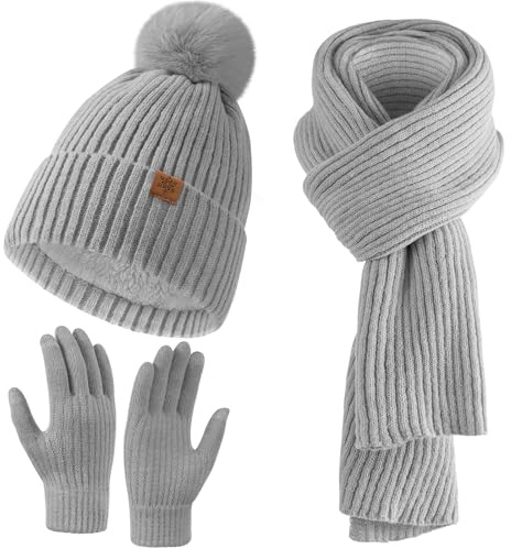 Simannie Hat Scarf and Gloves Set Ladies 1