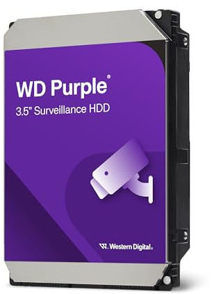 Western Digital 4TB WD Purple Surveillance Internal Hard Drive HDD - SATA 6 Gb/s, 128 MB Cache, 3.5 - WD44PURZ