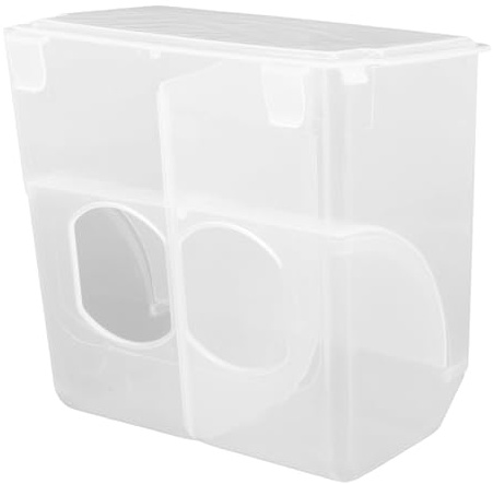 MINAOLULUS Comedero Palomas Diseño Antidesbordamiento y Gran Capacidad, Fabricado en PP Caja Colgante, Adecuado como Suministros para Palomas y Soporte para Comida de Pájaros