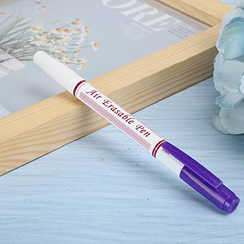 Alomejor Alomejor Fabric Brush Marker Tailoring Tool 10pcs Double Head Water Erasable Pen Red Purple for Shoes Cotton 6 (Purple) ()