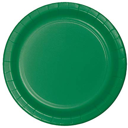 Club Pack of 900 Emerald Green Disposable Paper Party Banquet Dinner Plates 9