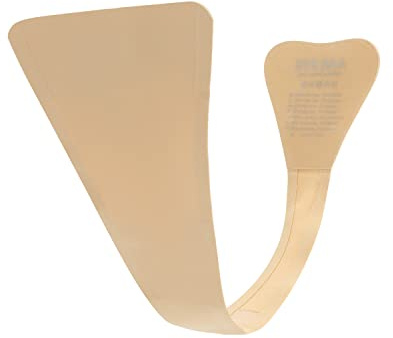 Bye Bra Perizoma Adesivo C String, G String, Seamless, Ins notabile, con Morbido Rivestimento in Pizzo, Riutilizzabile Fino a 50 Volte, Beige e Nero, Taglia Unica (Beige)