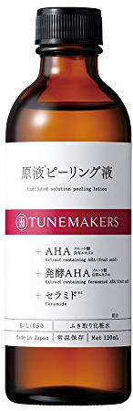 TUNEMAKERS Exfoliating Water Toner with AHA, Ceramide, for Women and Men 4 fl oz.