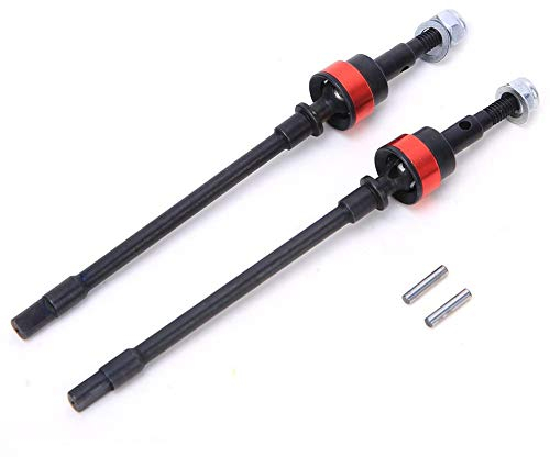 Eje de transmisión CVD RC, Compatible y Durable, CVD transmisión RC, Pieza de Repuesto Frontal, para SCX10 RC, Axial Car Crawler y más vehículos RC