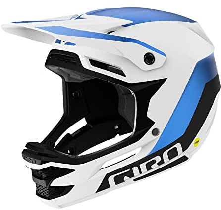 Giro Bike Unisex – Erwachsene Insurgent Shperical Helme, Matte White/Ano Blue 22, XL/XXL
