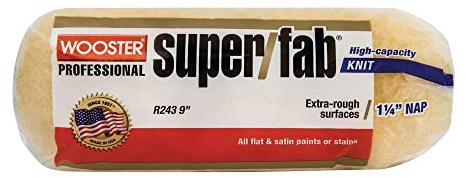 Wooster Super/Fab 9 Paint Roller Sleeve 1.25 Nap
