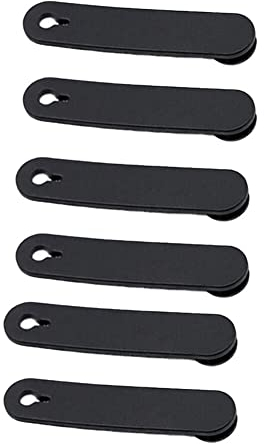 iSpchen 6Pcs Fascetta Per Cavi Per Moto,Gomma Cinghia Di Fissaggio Del Cablaggio Dell'Acceleratore Tubo Cavi Frizione Fili Di Fissaggiocinghia Di Tensione, Organisateur Per Cavi Riutilizzabili