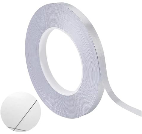 QIBZI Nastro sigillante,Cucina cuciture adesivi impermeabili e a prova di olio piastrelle da parete pavimento decorativo bellezza bordo linea autoadesiva cuciture adesivi (1CM * 50M)