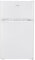 Teknix UCFFH48W 48cm Freestanding Under Counter Fridge Freezer in White - 85 Litre Capacity - 4 Star Freezer Rating - 2 Doors - Adjustable Temperature Control - LED Light