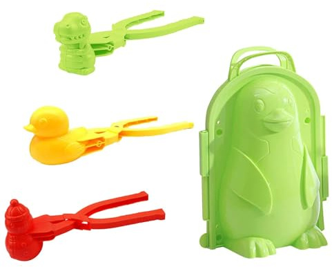 Snowball Maker Maker Shaped Sand Tool Winter Kids Outdoor Toys Set for Play and Winter (C, One Size)