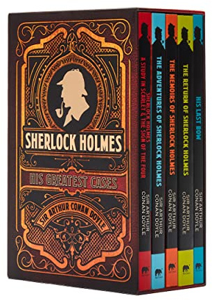 Sherlock Holmes: His Greatest Cases: 5-Book paperback boxed set