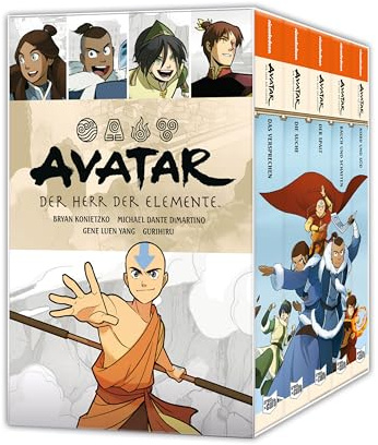 Avatar - Der Herr der Elemente Schuber: Mit den Softcover Sammelbänden 1-5