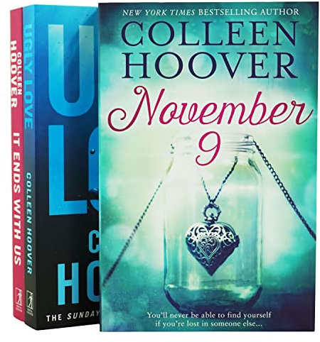 Colleen Hoover Collection 3 Books Set (It Ends With Us, Ugly Love, November 9)