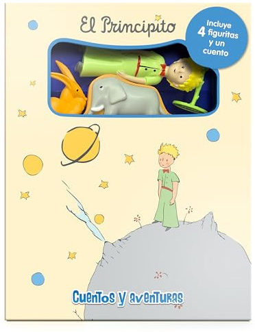 El Principito Cuentos y aventuras - Libros de actividades para niños, cuento de 10 páginas y 4 figuras