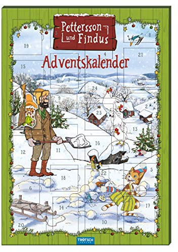 TRÖTSCH - Magnet-Adventskalender Pettersson & Findus | Weihnachtskalender mit 24 tollen Magneten: Magnet Kalender zum Spielen und Verschönern der Vorweihnachtszeit