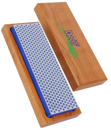DMT Diamond Whetstone™ Diamant Schleifstein in Holzbox 6 Grob | Messerschärfer in Profiqualität | 15cm Wetzstein für Messer und Werkzeuge | Made in USA | W6C