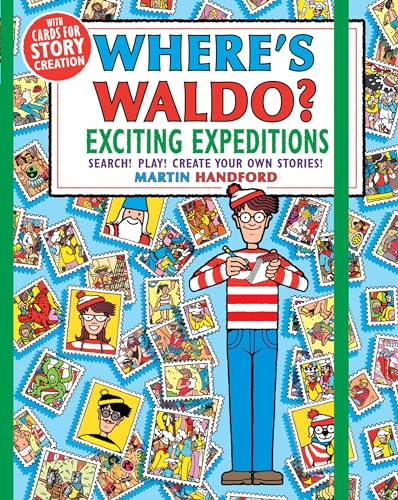 Where's Waldo? Exciting Expeditions: Play! Search! Create Your Own Stories! (A Compact, Travel-Size Hidden Object Activity Book with Puzzles and Prompts for Vacation Journaling)
