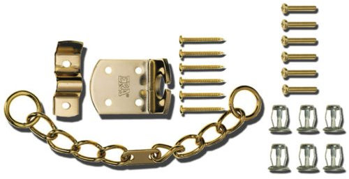ERA HEAVY DUTY SECURITY DOOR CHAIN FOR UPVC & WOODEN TIMBER DOORS - BRASS FINISH (791-32)