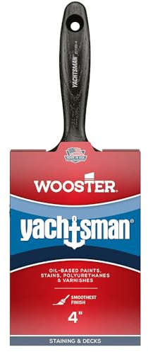 Wooster Z1120-4 Paintbrush, 4-Inch , White