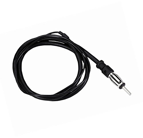 Enrock EKMR1 Marine Flexible Hideaway Wired AM/FM Radio 22 Antenna (Black)