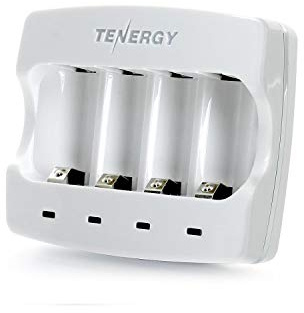 Tenergy Fast Charger ONLY for Arlo Certified Tenergy 3.7V 650mAh RCR123A Li-ion Rechargeable Battery, CE and FCC Certified