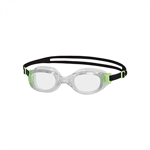 Speedo Unisex-Adult Futura Classic Swimming Goggles | Anti-fog | Anti-leak Goggles, Fluro Green/Clear, One Size