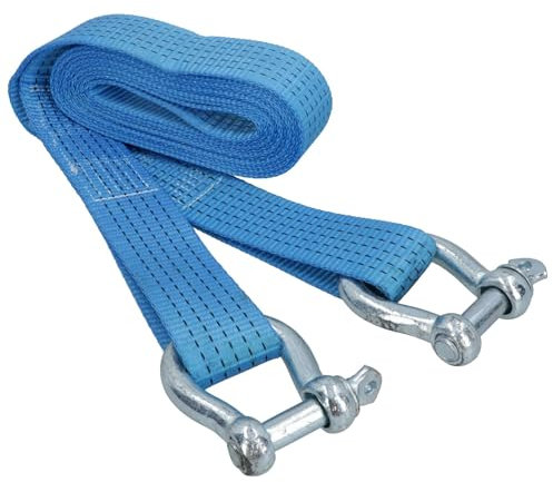Tow Rope/Towing Road Recovery Strap with Two Shackles 4 Metre 5 Ton SM008