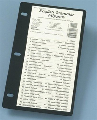 English Grammar Flipper (Basic Facts Handy Reference Flipper)