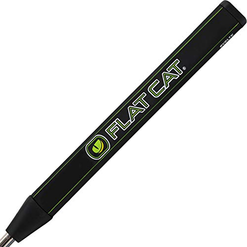 FLAT CAT Herren New Black/Lime Grip Tac Svelte Putter-Griff, Limettengrün, grün/schwarz, TAK