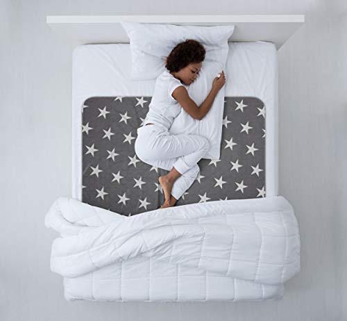 Neuma Design Bed Pads for Incontinence - 52” x 34” Large Reusable Washable Waterproof Mattress Protector - Pee Pad for Adults, Seniors, Kids, Hospitals, Pets - Durable Underpads (1 Pack)