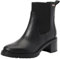 Tommy Hilfiger FLAG MID HEEL LEATHER CHELSEA ( Niedrige Stiefel Damen, Schwarz (Black), 40 EU