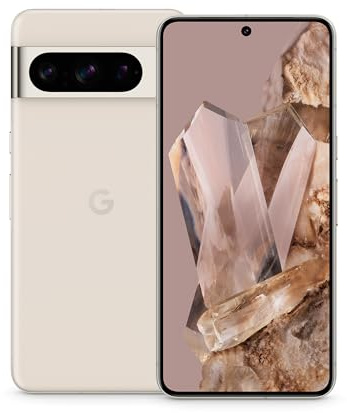 Google Pixel 8 Pro - Smartphone Android sans verrouillage SIM avec téléobjectif, autonomie de batterie plus longue et écran Super Actua - Porcelaine, 256 Go (reconditionné)