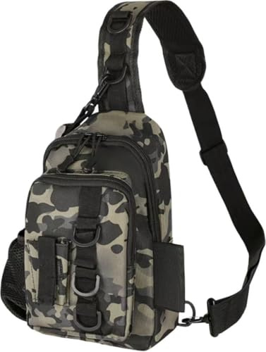 NEXUS-Borsa da Pesca Impermeabile | Zaino Pesca e Marsupio Mare | Tasche Multiple | Borsa Porta Canne e Accessori Multifunzionale N04BAG (VERDEFOGLIA)