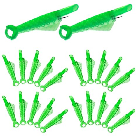 Ipetboom 30 Pezzi Inseritore di Aghi da Cucito a Forma di Pesce Infilatore Automatico Portatile per Macchina da Cucire Strumento Fai da Te per Cucito Rapido e Riparazioni in Viaggio