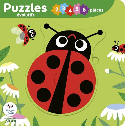 Puzzles évolutifs Les animaux du jardin