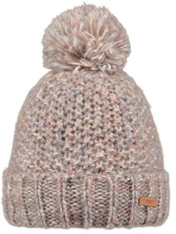Barts Damen Aitane Beanie-Mütze, grau meliert, Einheitsgröße