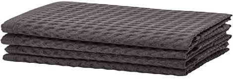 Aquanova Erin Handtuch aus Baumwolle, dunkelgrau, 60 cm x 110 cm Gr