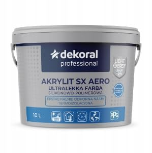 Paint for walls Paint for ceilings Paint Dekoral Professionall Acrylic SX Aero 10 L White