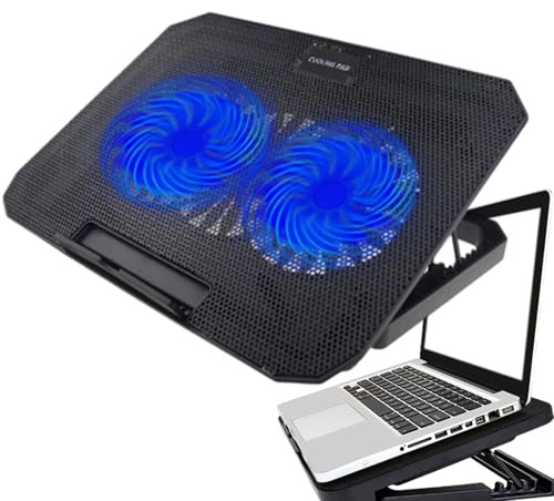 Salyeeluly Kyldyna för bärbar dator – 15,6 tum kylstativ för bärbar dator – kylstativ, tyst kylhållare för bärbar dator för laptop-kylare, undvik överhettning