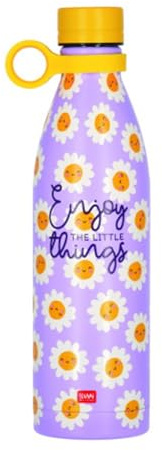 Legami Botella de vacío caliente y fría de 500 ml, margaritas