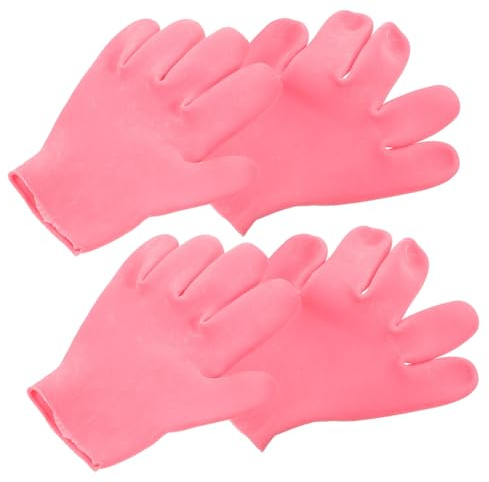 Vaguelly 2 Pares Guantes Hidratantes De Noche Para Manos Secas De Guantes Loción Para Dormir La Noche