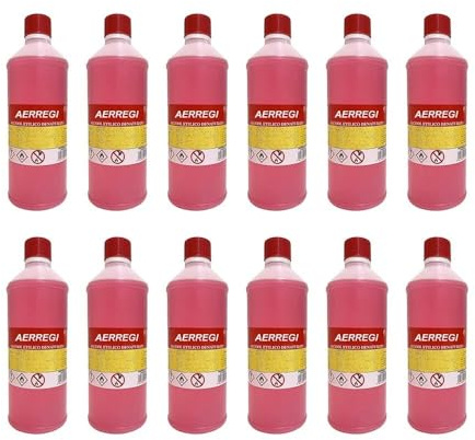 Set Alcool Etilico Denaturato 90° 94° 99° | Bottiglia 1 Litro | Confezioni Da 1 A 12 Pezzi | Soluzione Ecologica Multiuso (12Lt. 94°)