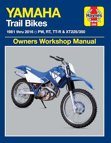 Yamaha PW, RT, TT-R & XT225/350 Trailbikes (81-16) Haynes Repair Manual