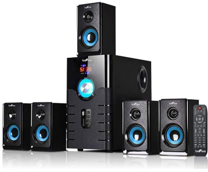 beFree Sound BFS-500 5.1 Canali Surround Sound Sistema di altoparlanti Bluetooth - Blu