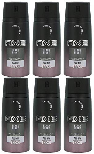 Axe Deo 6 x 150 ml Deodorant Deospray Black Night