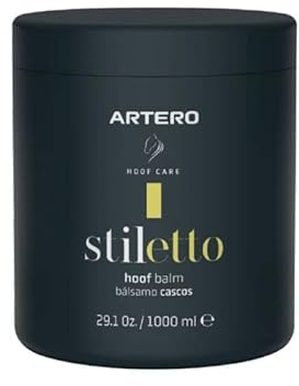 Artero Stiletto Balsam speziell für Pferdehufe, 1 kg, mit einer 100 % natürlichen Formel, ideal für rissige und trockene Helme zur Flüssigkeitszufuhr.